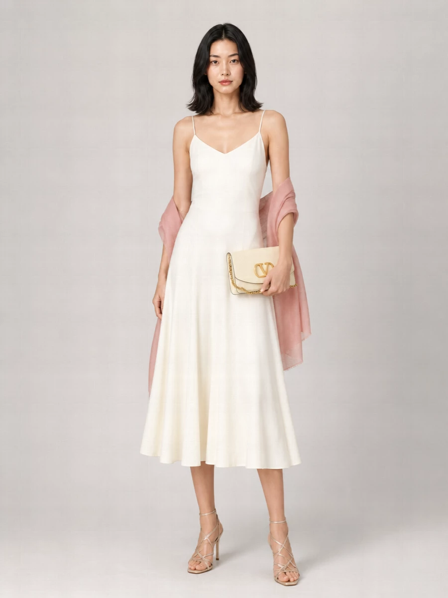 Bottega Veneta Cotton Midi Dress