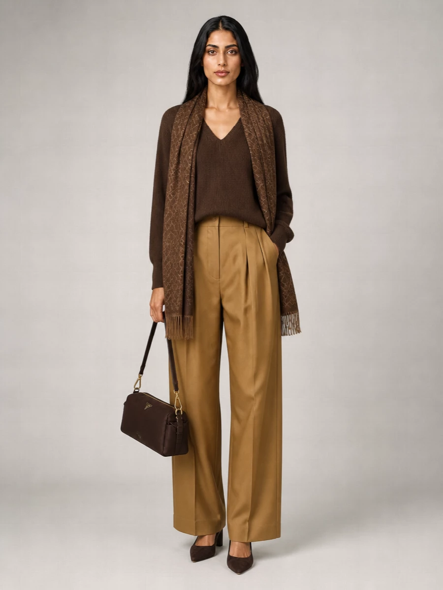 The Row Cashmere-Blend Ribbed V-Neck Jumper