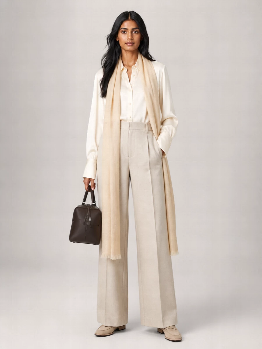 Brunello Cucinelli Silk Long-Sleeve Shirt