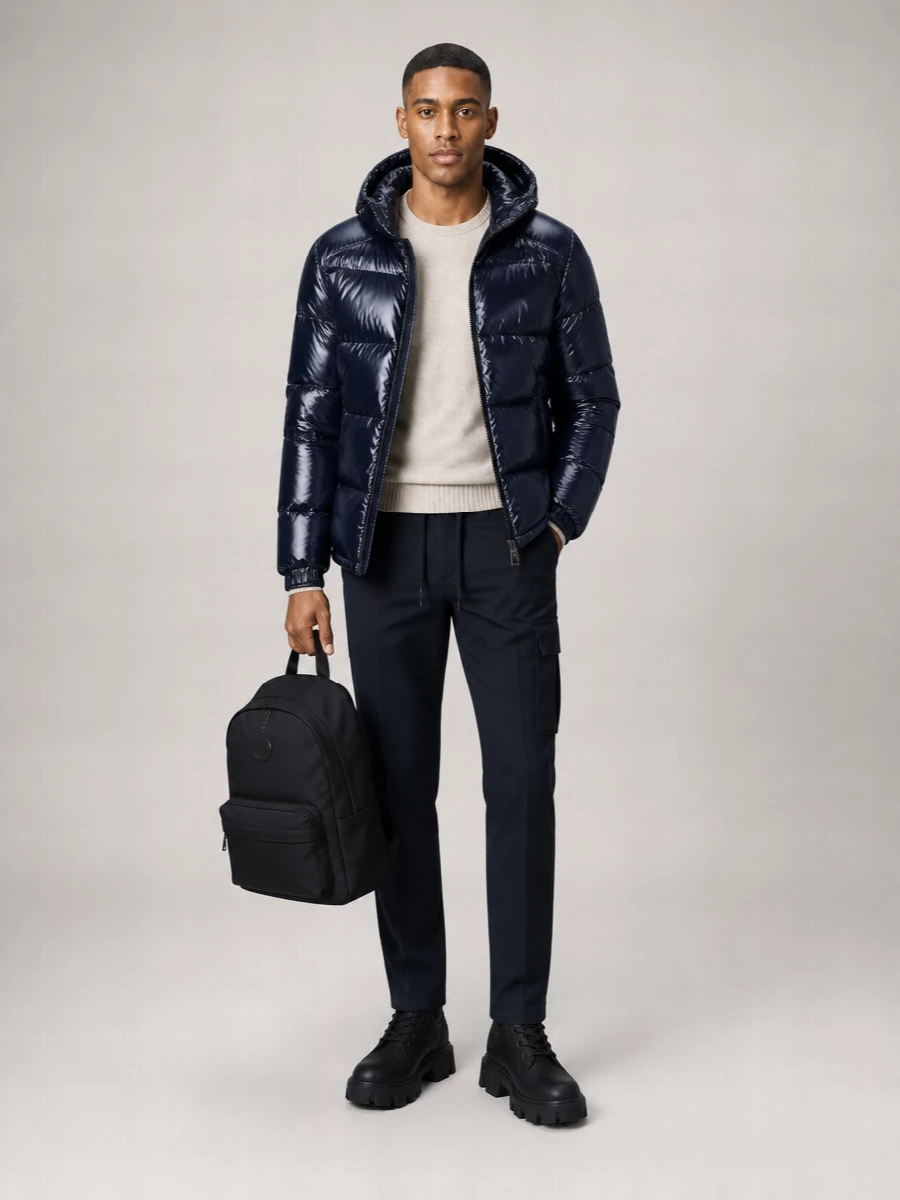 Herno Silk Nylon Puffer Jacket
