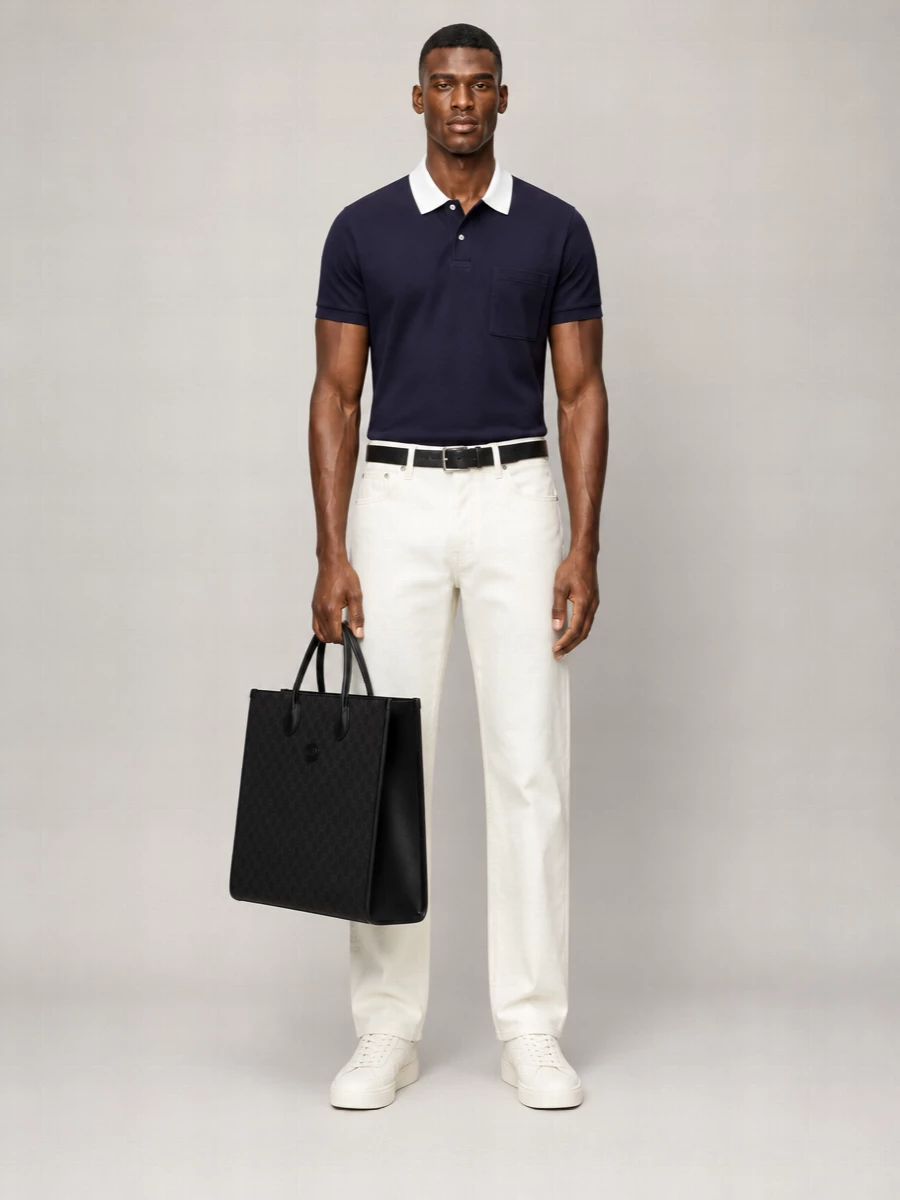 Gucci Denim Loose-Fit Mid-Rise Wide-Leg Jeans