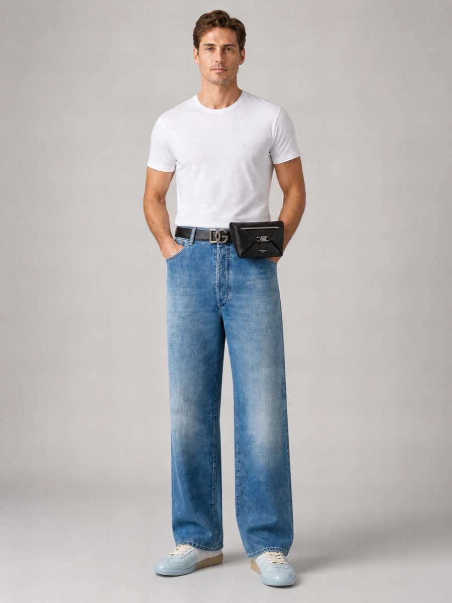 Christian Dior Wide-Leg Jeans