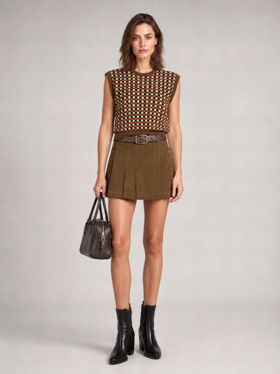 Golden Goose Studded Leather Belt