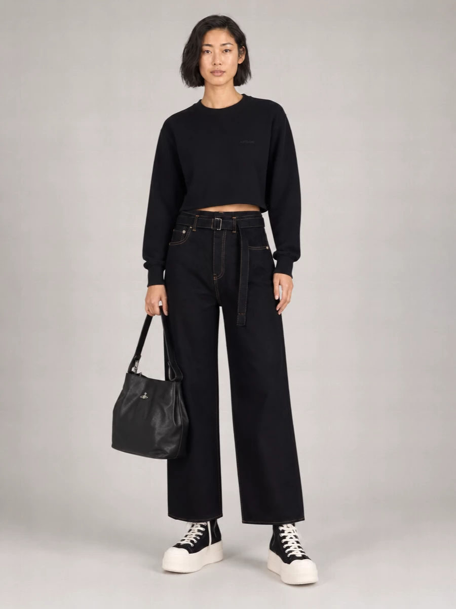 Vivienne Westwood Lottie Small Leather Bucket Bag