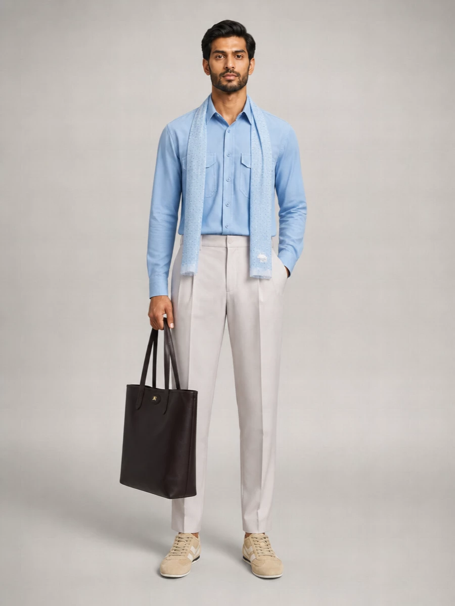 Tom Ford Silk Cotton Long-Sleeve Shirt