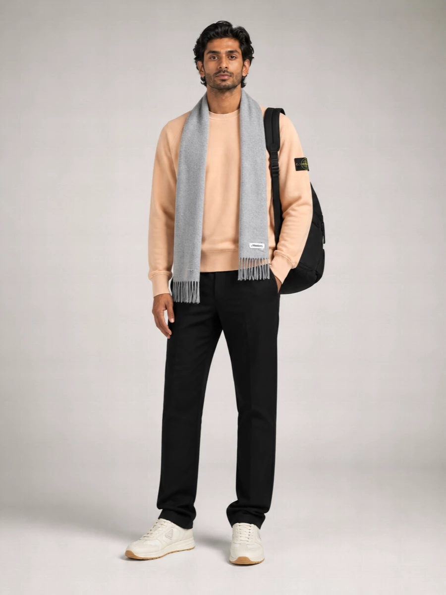 Stone Island Cotton Long-Sleeve Sweatshirt