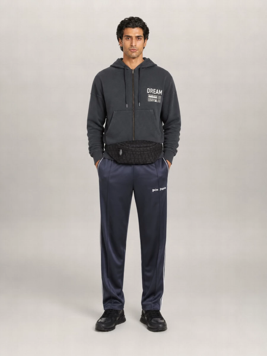 Golden Goose Cotton Oversized Zip Up Hoodie