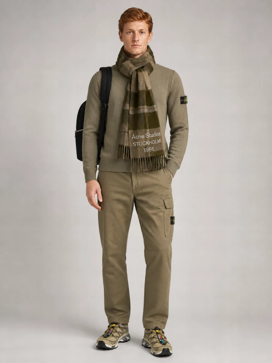 Stone Island Cotton Cargo Pants