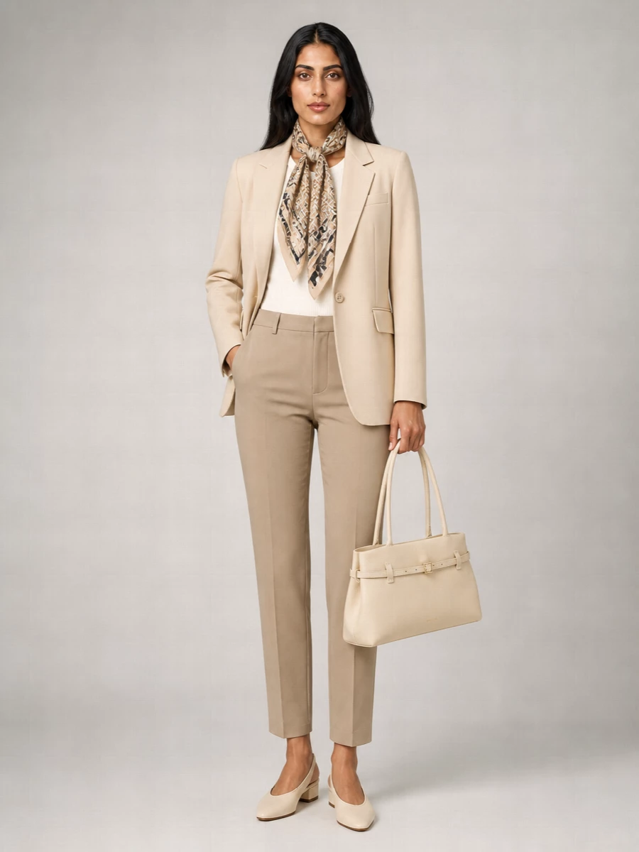Max Mara jersey suit trousers