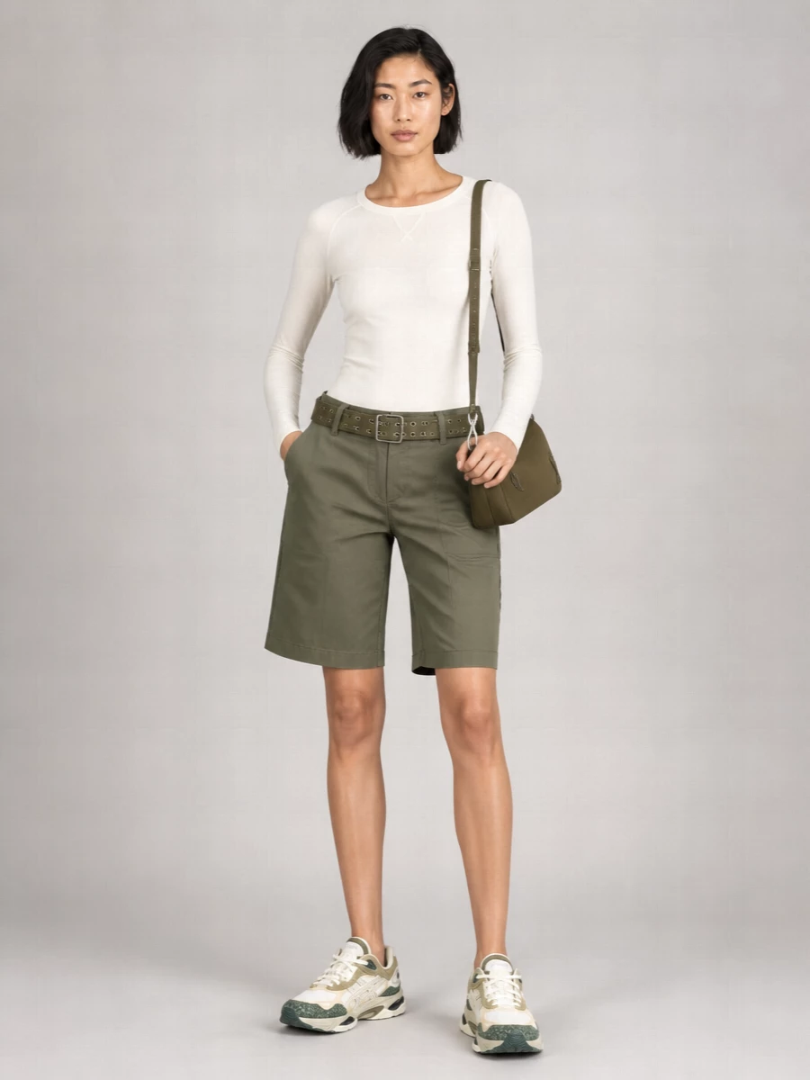 Gimaguas Cotton Knee-Length Shorts