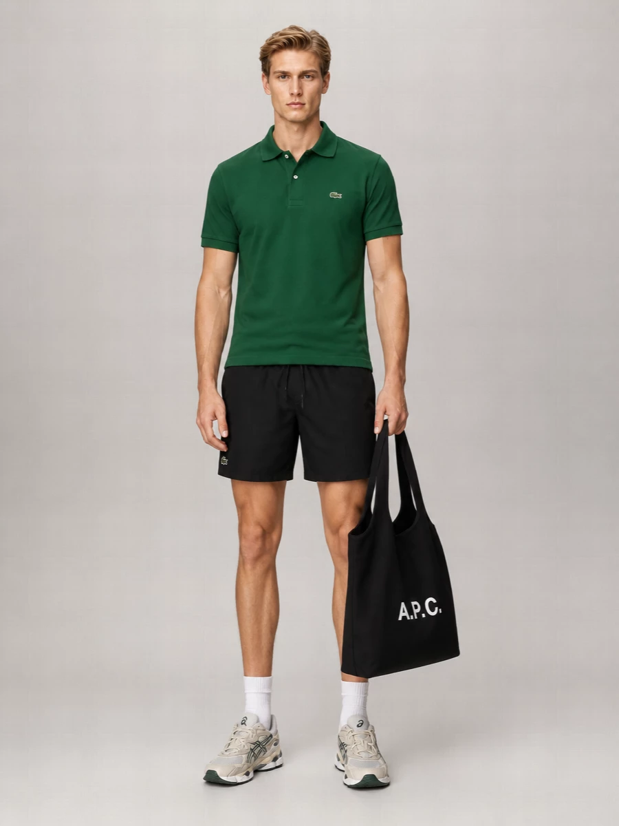 Lacoste Cotton Piqué Short-Sleeve Polo Shirt