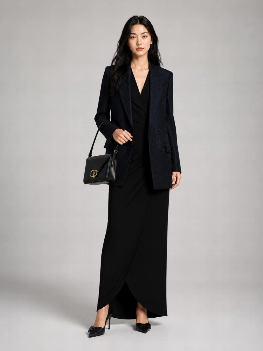 Valentino Double Breasted Coat