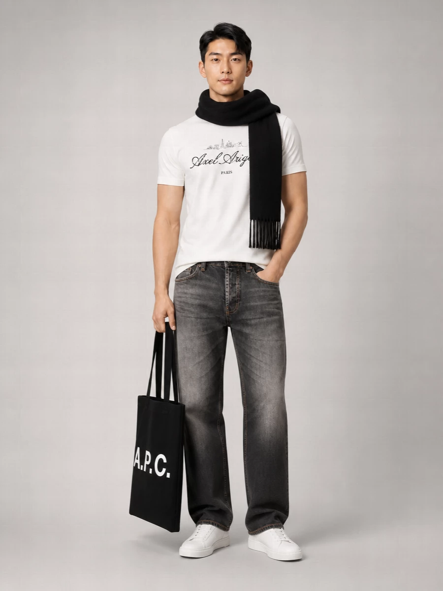 Axel Arigato Cotton Oversized Printed T-Shirt