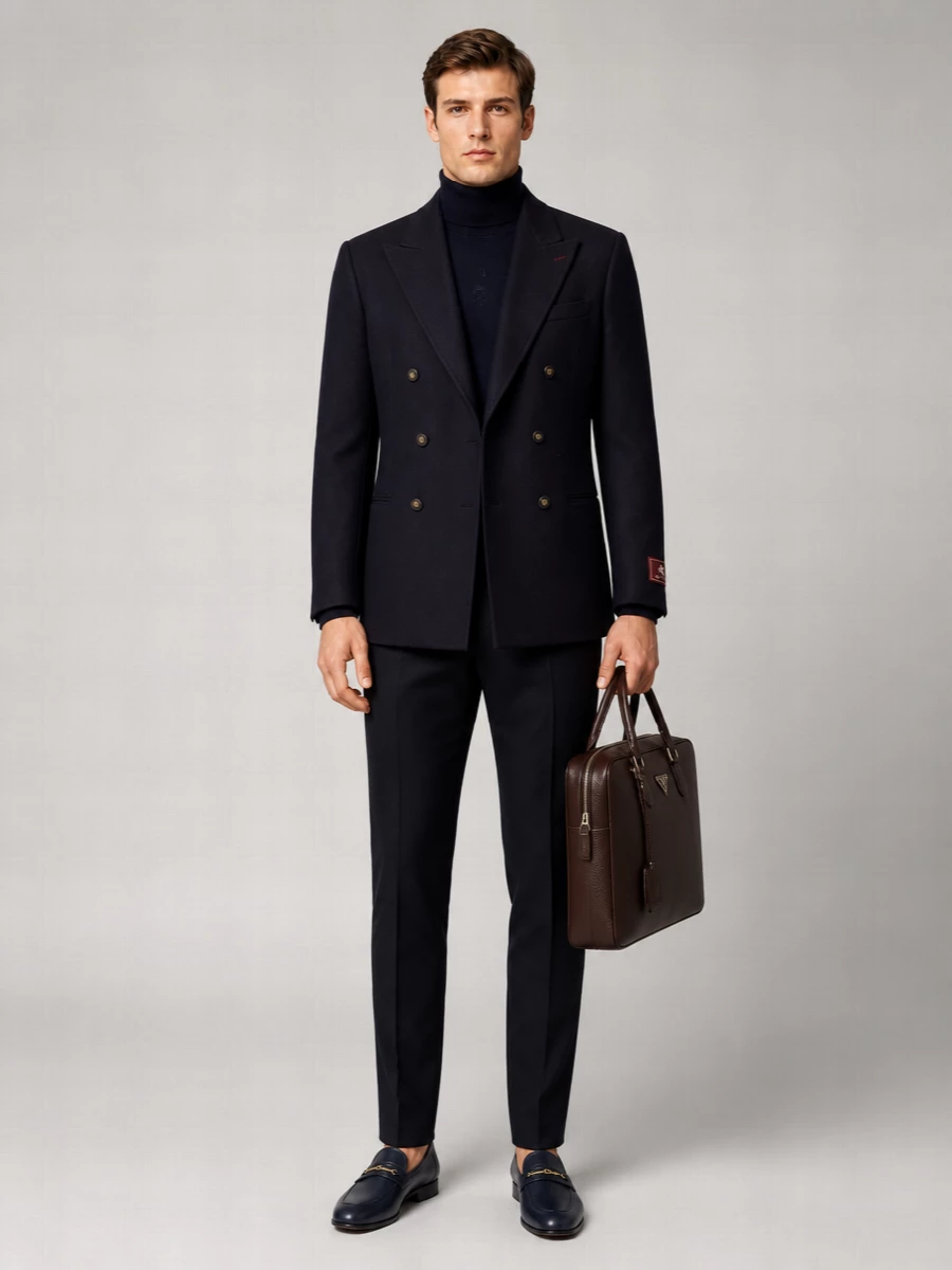 Etro Cashmere Single Breasted Blazer