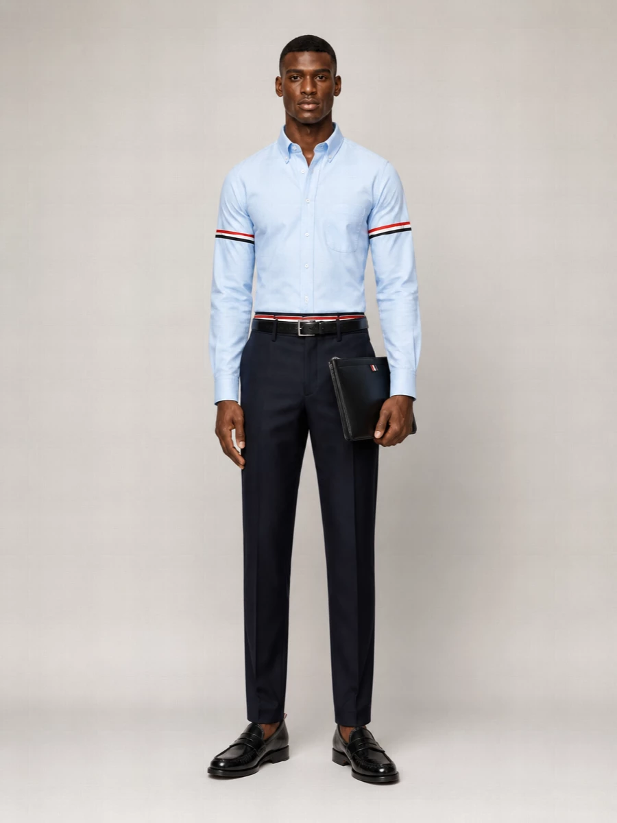 Thom Browne Wool Tailored Trousers