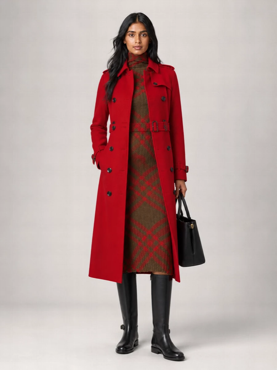 Burberry Cashmere Trench Coat