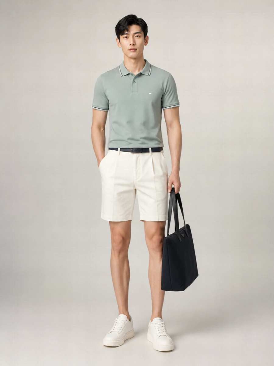 Emporio Armani Cotton Logo Polo Shirt