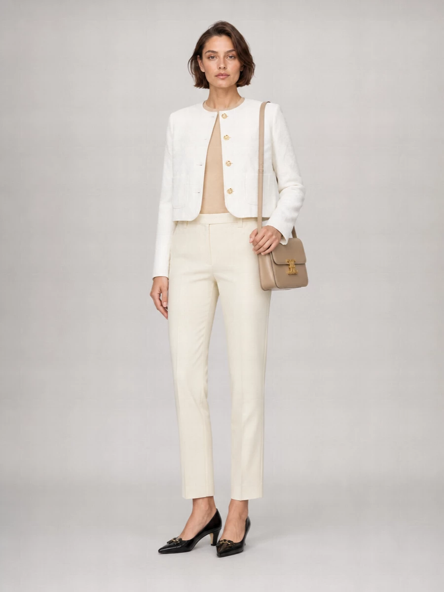 Celine Cotton Chelsea Fitted Jacket