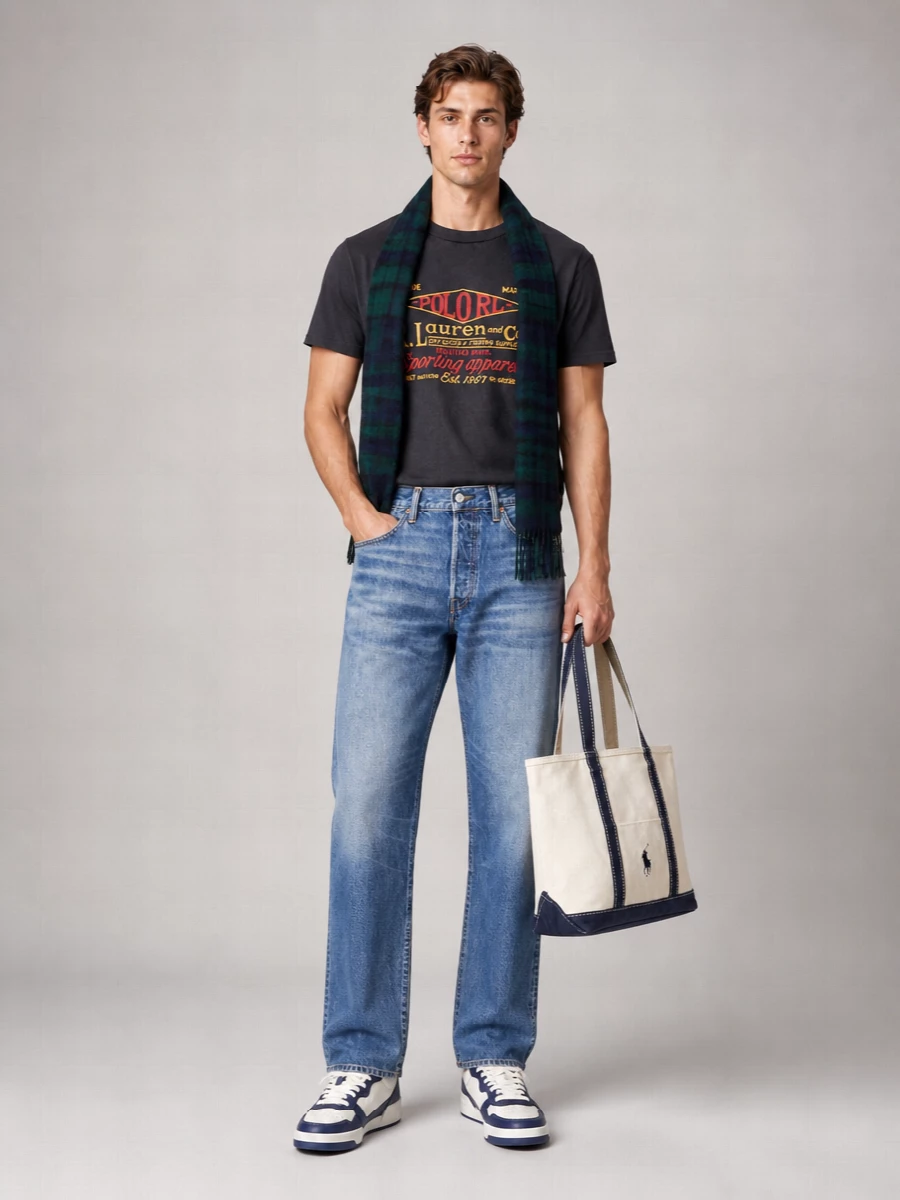 Polo Ralph Lauren cotton relaxed-fit printed t-shirt