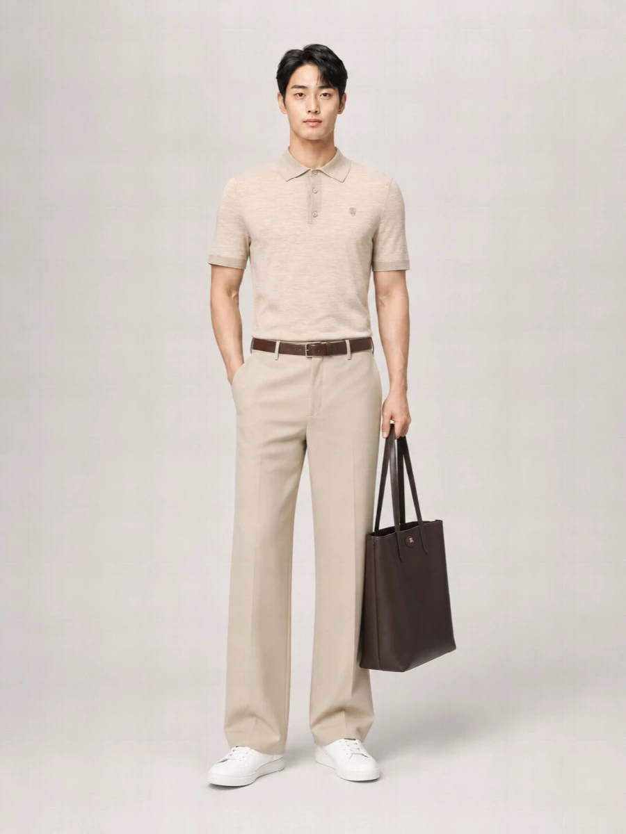 Burberry Cotton Straight-Leg Trousers