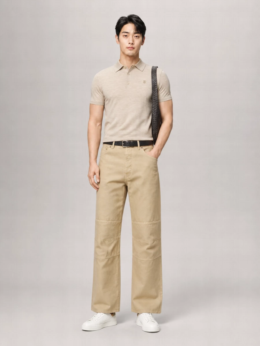 Burberry Cotton Wide-Leg Trousers