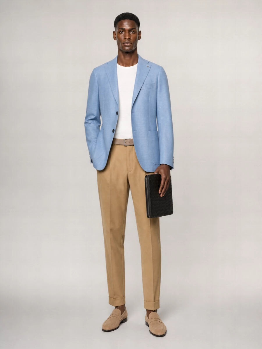 Pt Torino Cotton Tailored Trousers