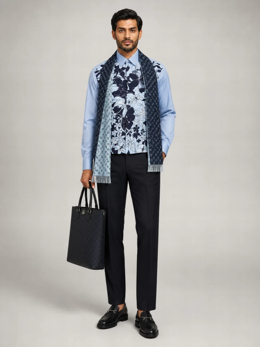 Gucci Floral Silk Poplin Shirt