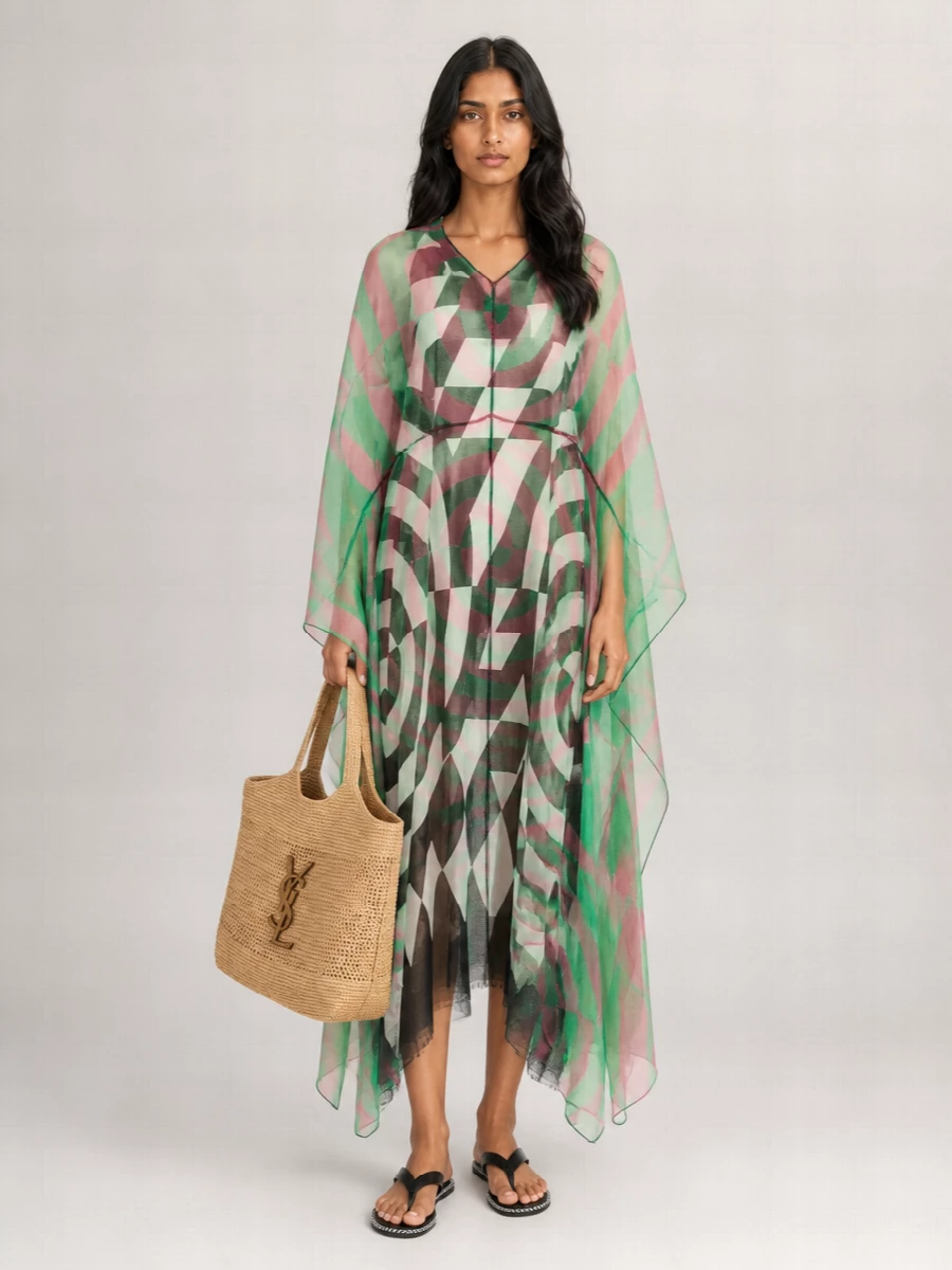 Saint Laurent Icare Maxi Raffia Beach Bag