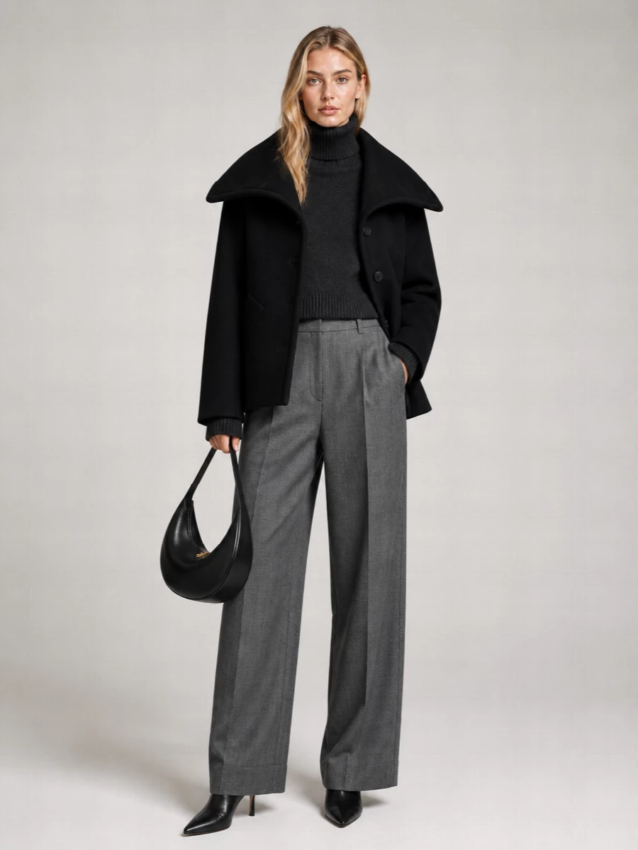 Jacquemus Virgin Wool Single-Breasted Coat