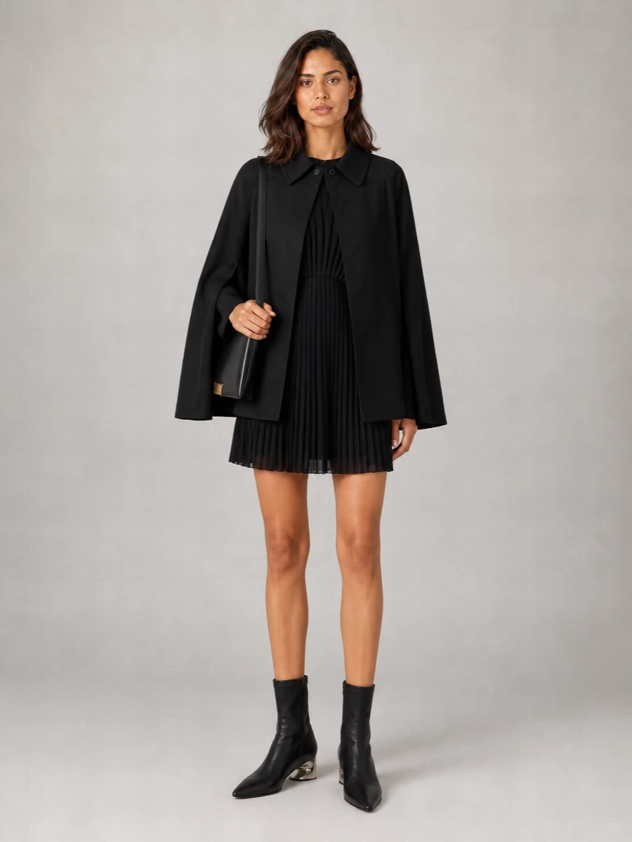 Junya Watanabe wool pinstripe fitted coat