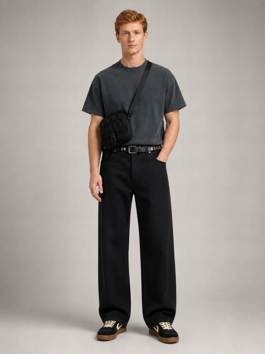 Carhartt Wip Denim Wide-Leg Jeans