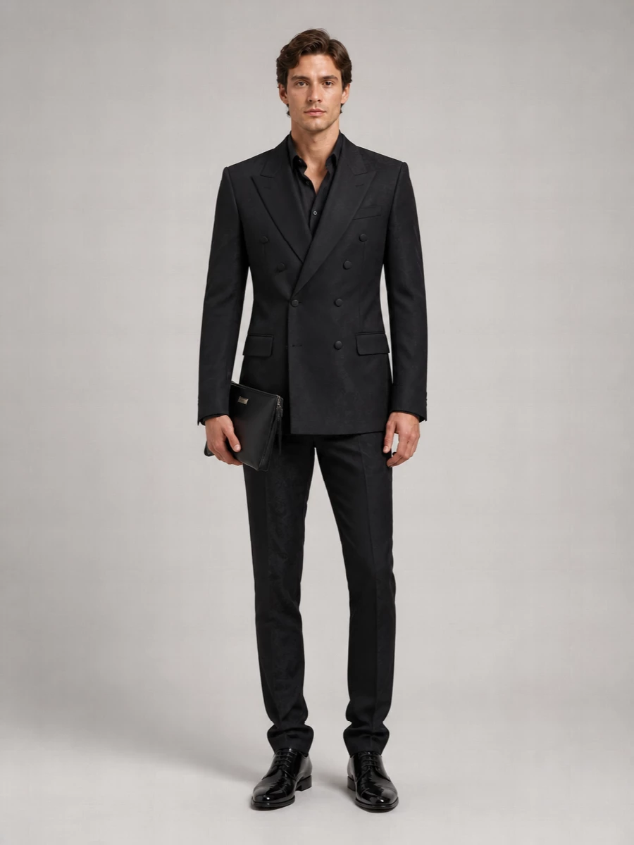 Dolce&Gabbana Virgin Wool Double-Breasted Blazer