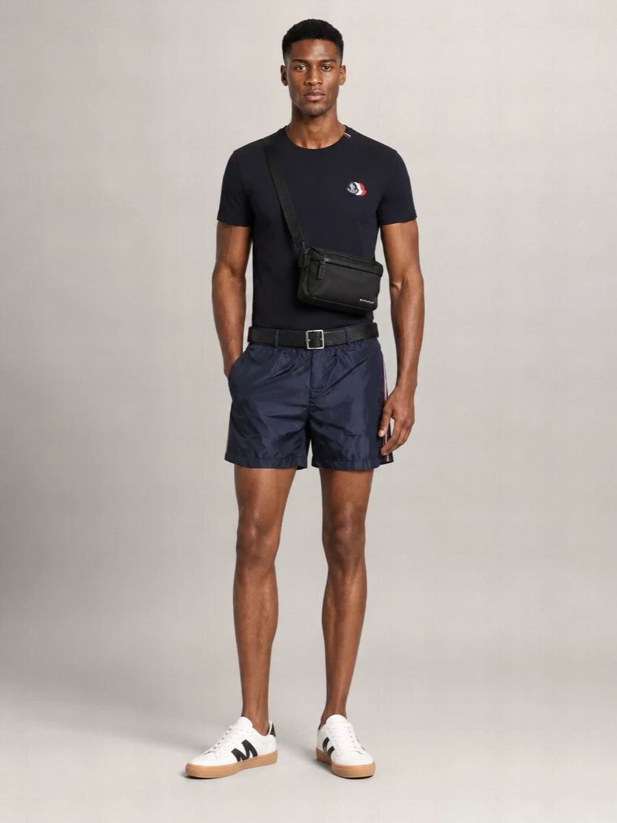 Moncler Cotton Logo Short-Sleeve T-Shirt