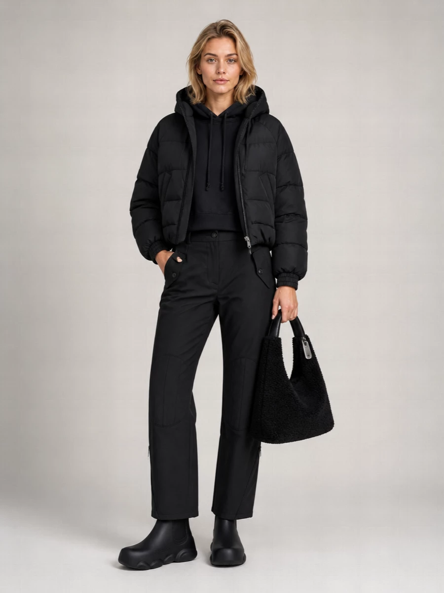 La Milanesa Faux Shearling Hobo Bag