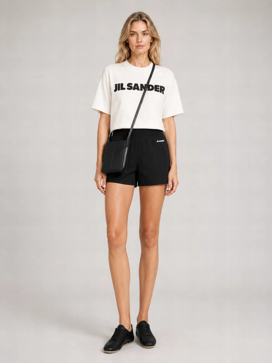 Jil Sander Cotton Oversized Logo-Print T-Shirt