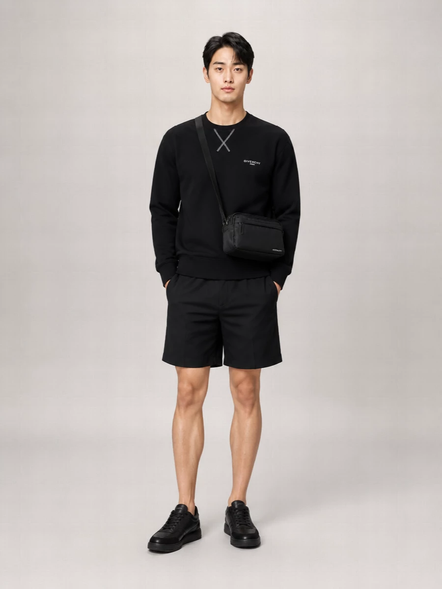 Givenchy Cotton Logo-Print Crewneck Sweatshirt