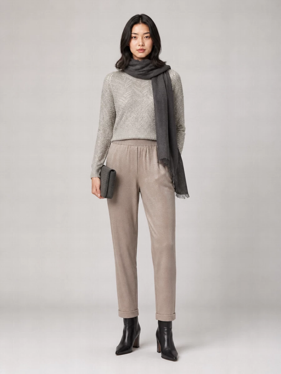 Brunello Cucinelli Linen Openwork Sequined Crewneck Sweater