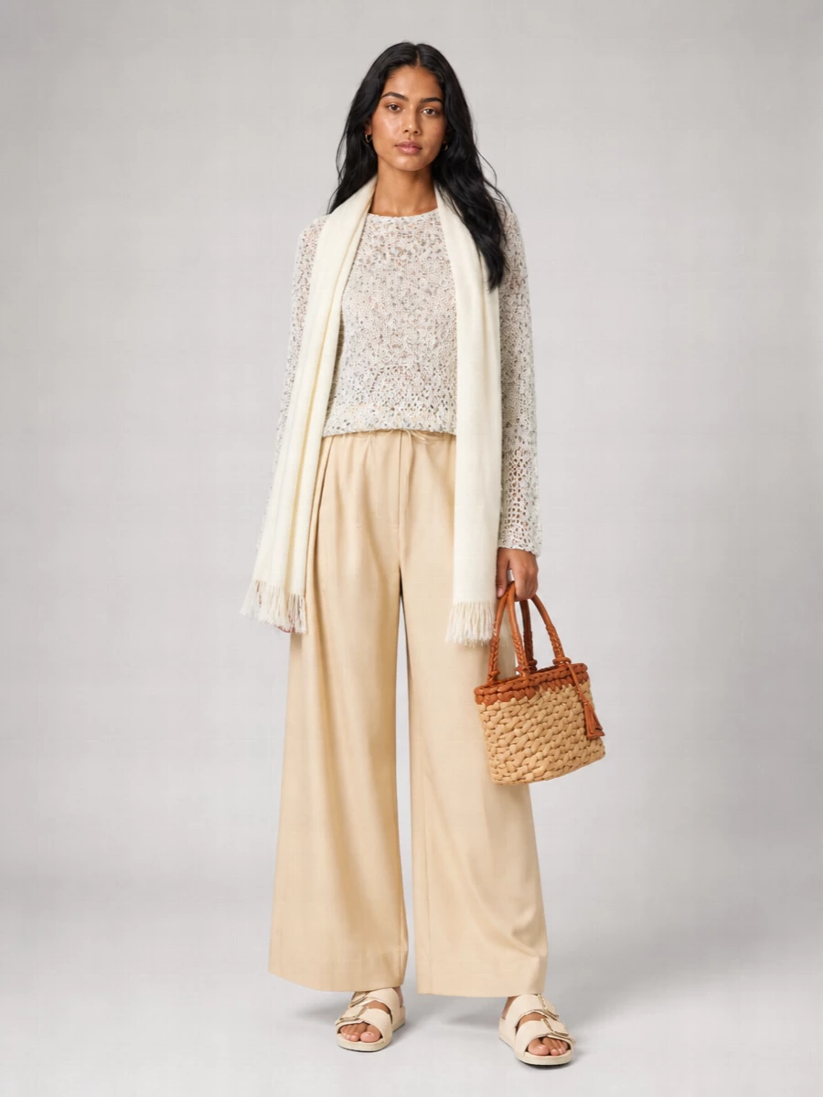 Loewe Paula's Ibiza Embellished Knitted Top