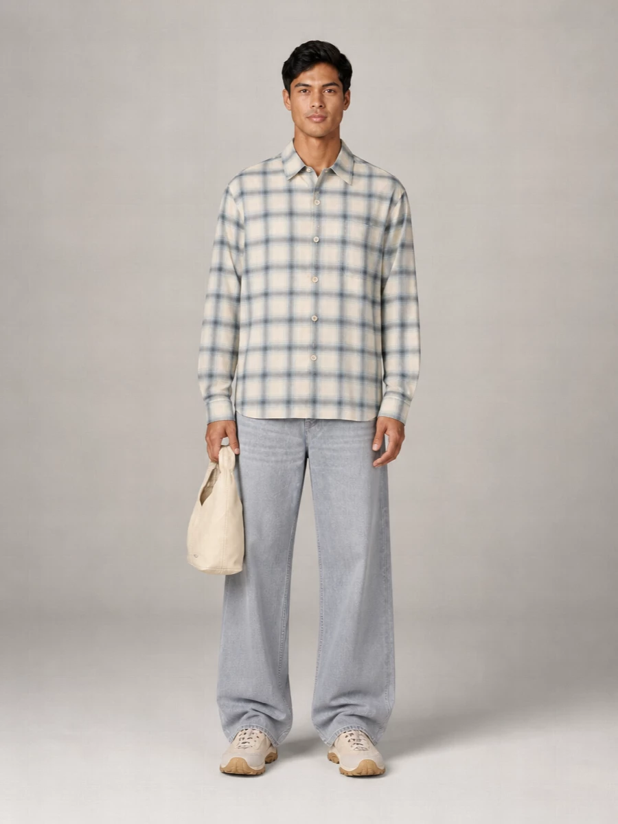 Our Legacy Embroidered Oversized Viscose Shirt