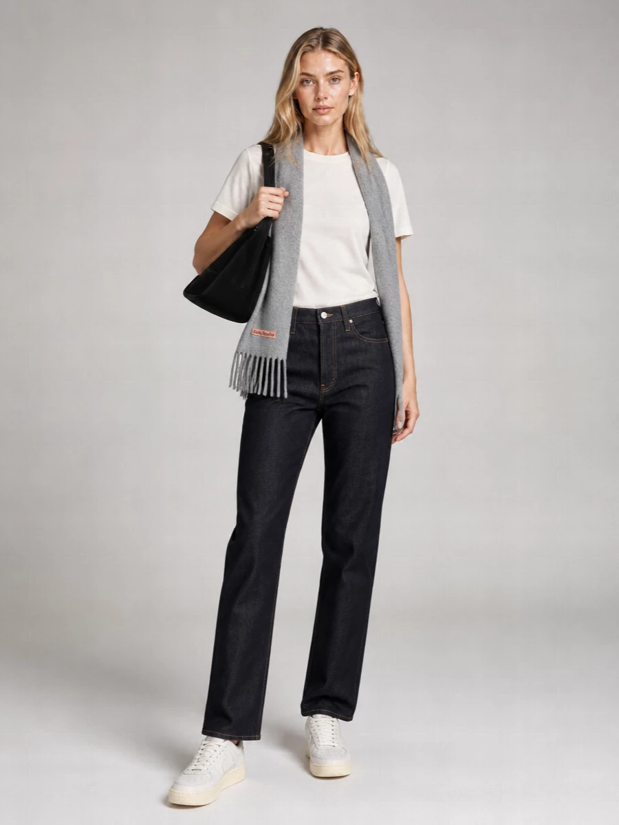Alexander Wang Cotton Ribbed Crew-Neck T-Shirt
