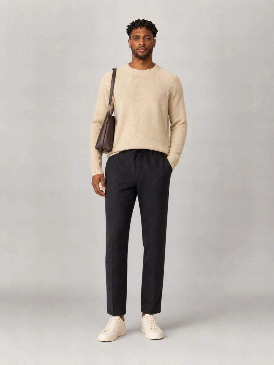 Brunello Cucinelli Leather Lace-Up Sneakers