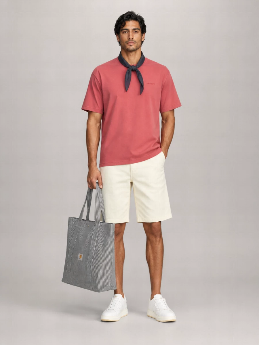 Carhartt Wip Benton Cotton Crewneck T-Shirt