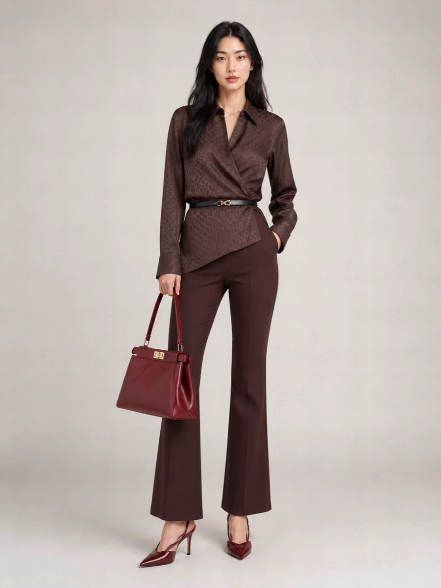 Fendi Leather Thin Belt
