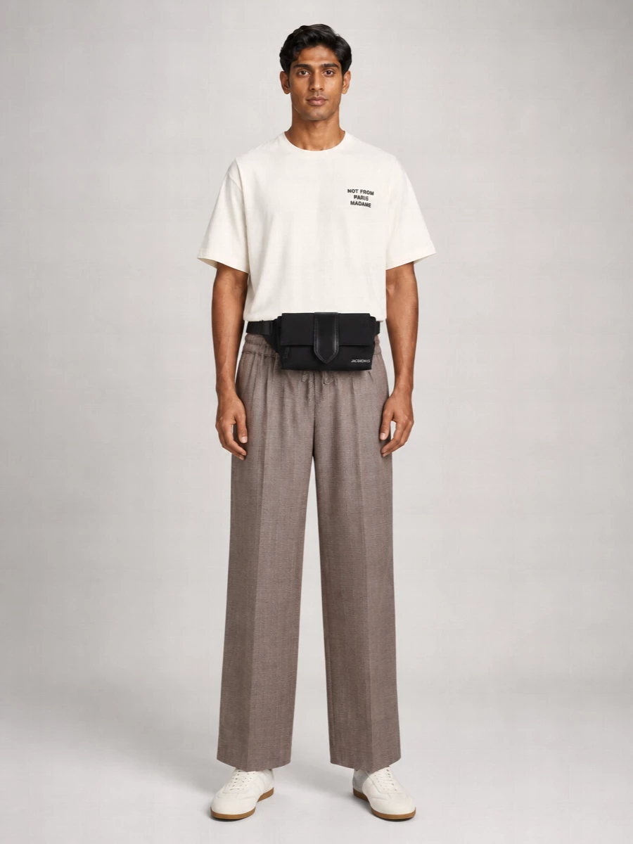 Drôle De Monsieur Virgin Wool Wide-Leg Trousers