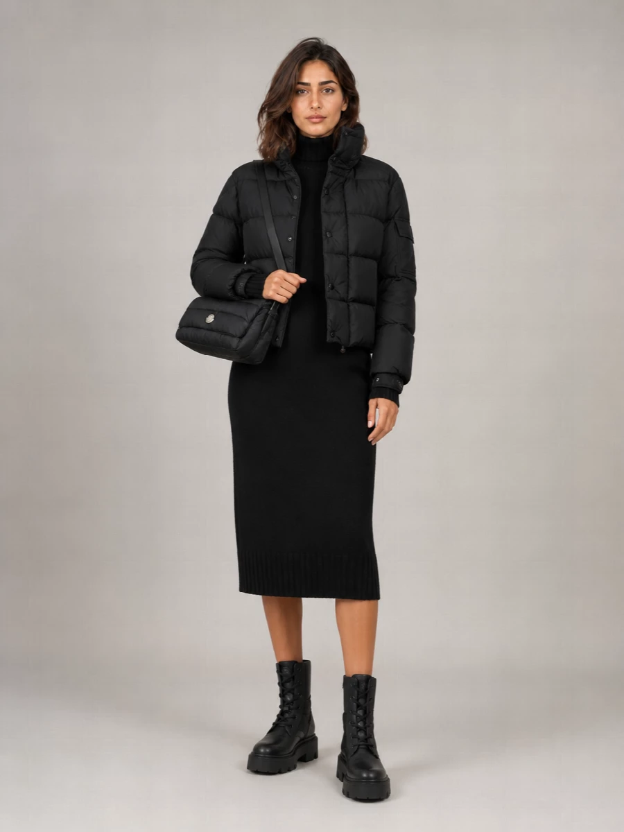 Moncler Down Quilted Short Puffer Jacket