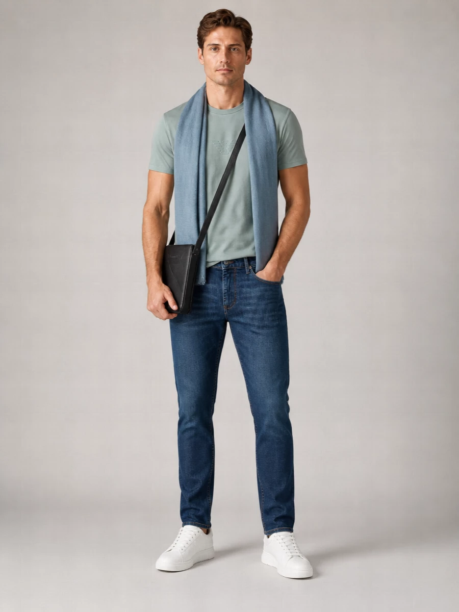 Emporio Armani Logo Cotton T-Shirt