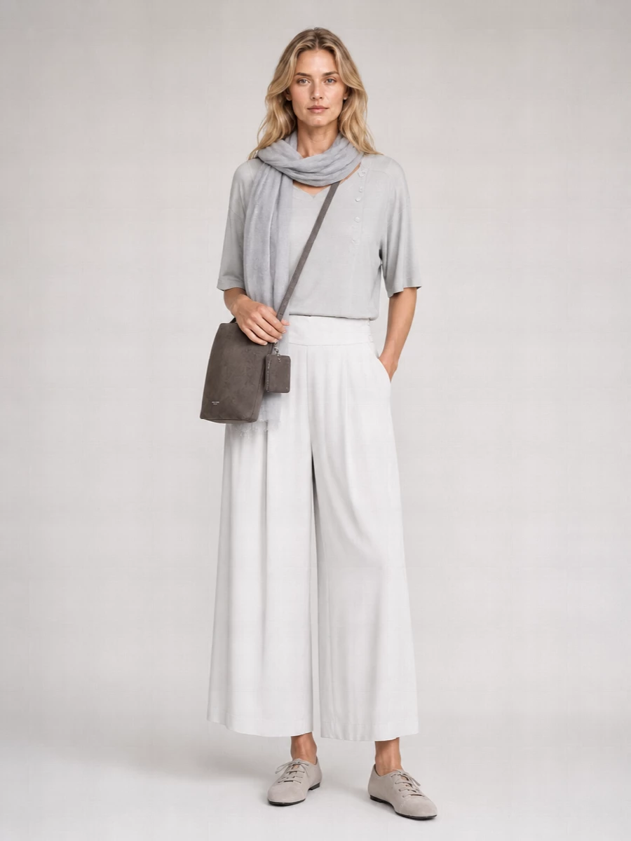 Emporio Armani wide leg trousers