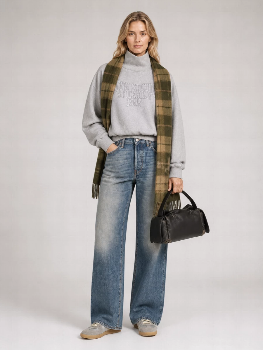 Acne Studios Denim Slim-Fit Straight-Leg Jeans