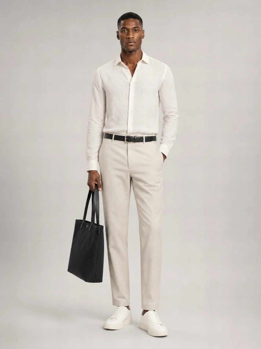 Emporio Armani Regular-Fit Chino Trousers