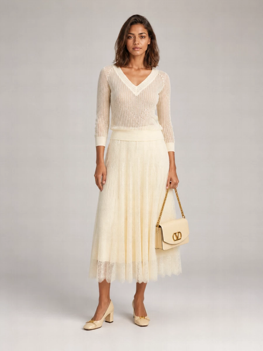 Ermanno Scervino Rhinestone Jumper
